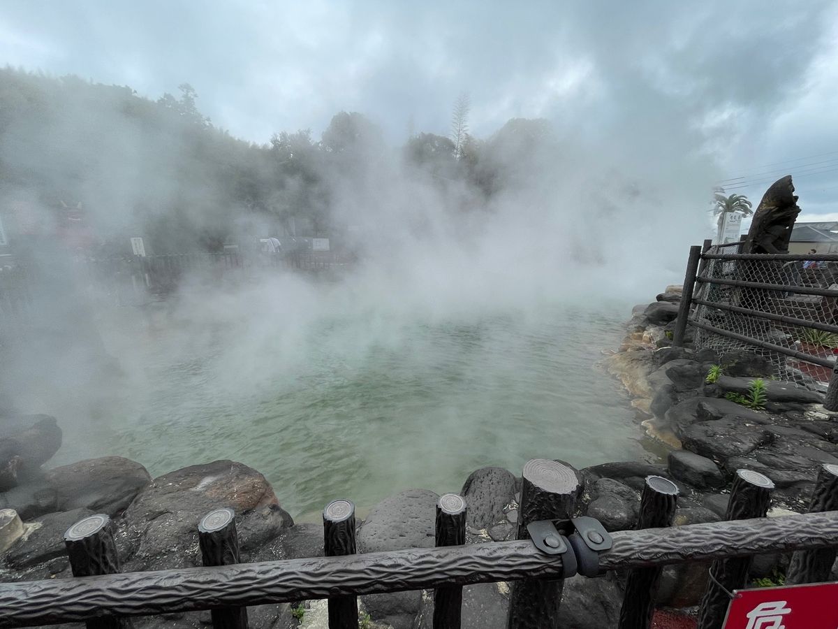 地獄温泉巡り♨️
白池地獄：熱帯魚の水族館が面白かった
鬼山地獄：ワニたく...