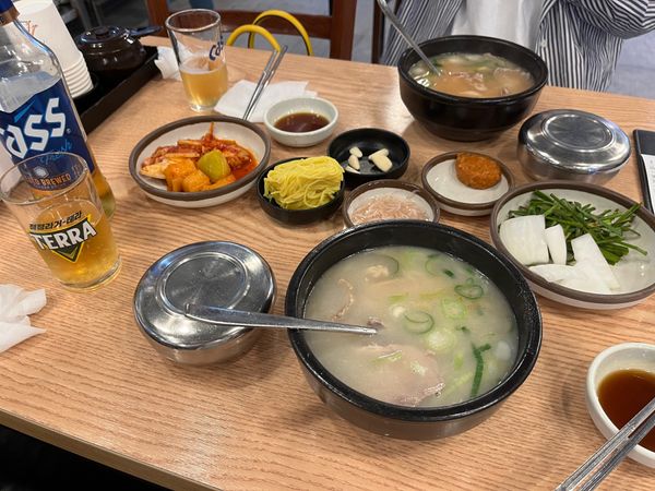 大韓民国 (韓国)・釜山「釜山3泊４日❤︎」の写真：１日目
西面でデジクッパ🐷
夜は釜山鎮で...