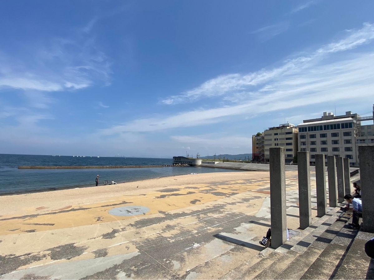 別府で美味しいラーメン食べて、海をお散歩‼️海の匂いすごかった