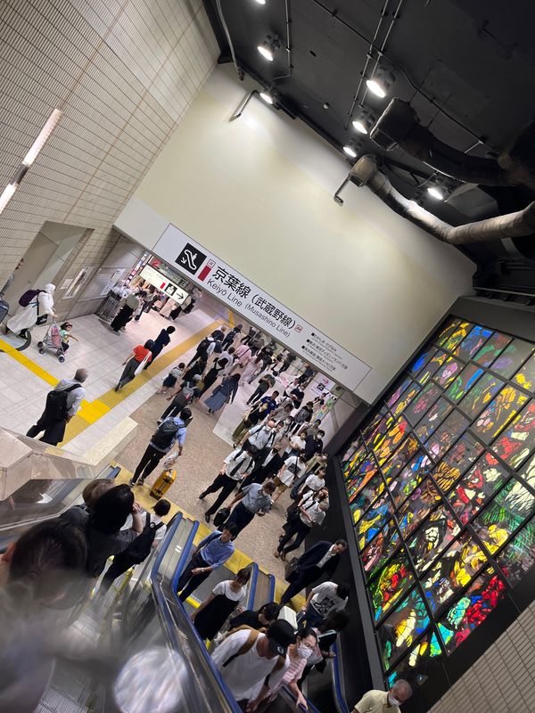 日本・千葉県「東京ディズニーランド」の写真：9/5 行きの道