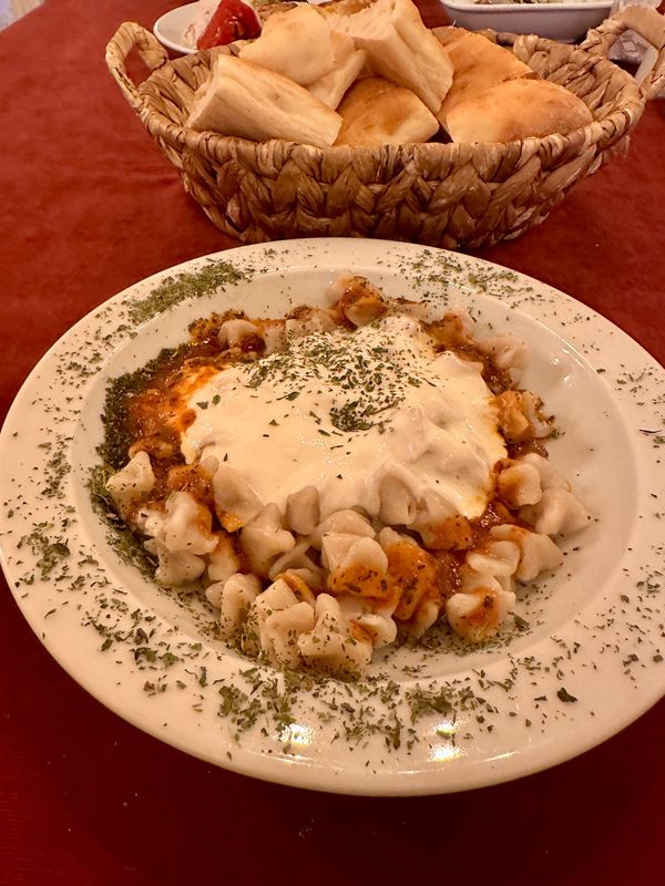 アラブ首長国連邦・ドバイ「NRT ✈︎ HKG ✈︎ DXB ✈︎ IST ✈︎ ASR ✈︎ IST ✈︎ HND」の写真：ギョレメのトルコ料理店にてランチ。
爽や...