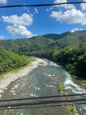 SL乗って温泉入って。一日とにかく飲んでた。