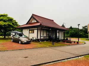 ハートランドヒルズ能登。雨だったから、お客さんがいなくて貸し切り状態。
め...