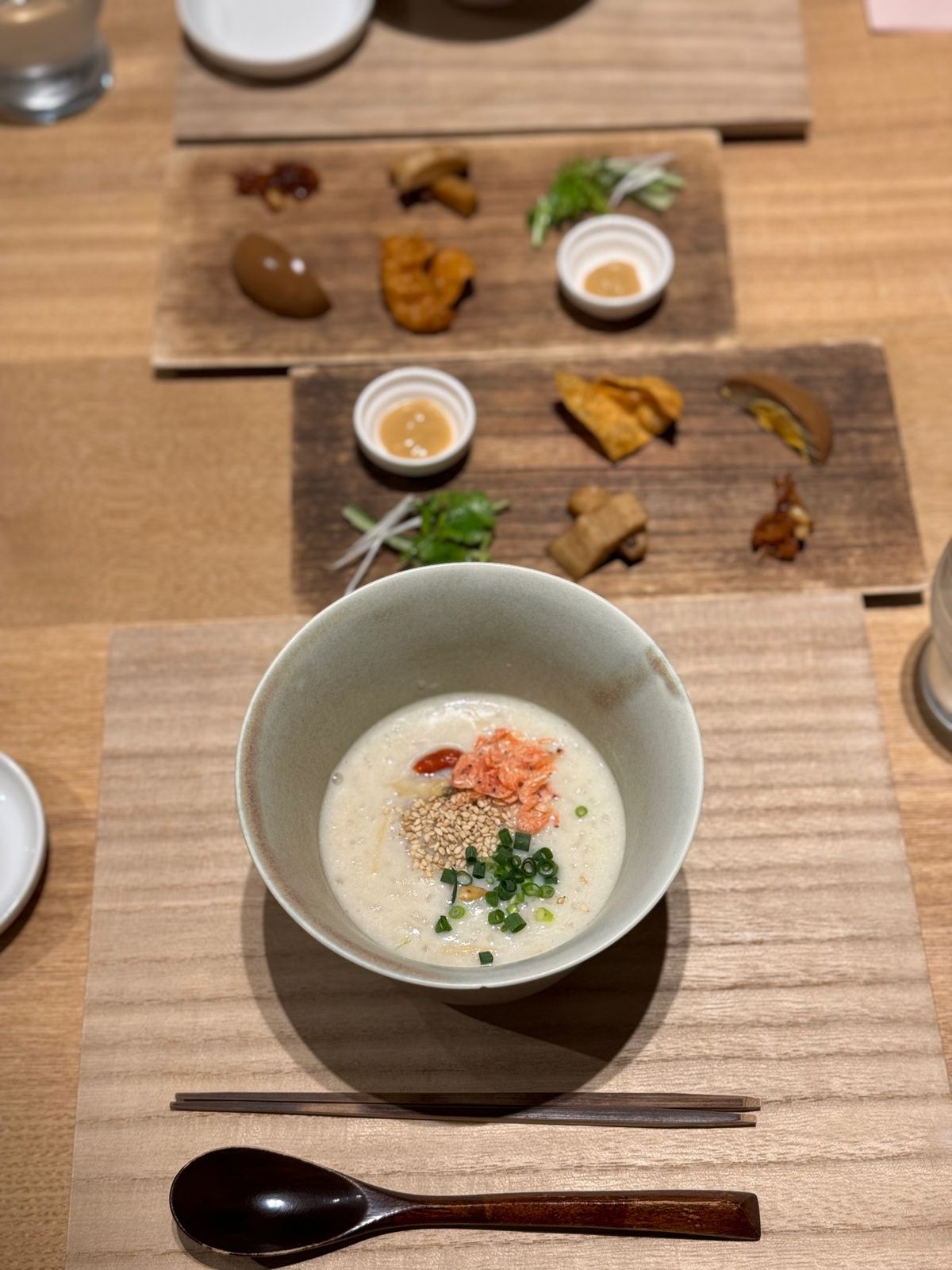 香林居
朝ごはんのお粥
美味しかった☺️