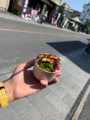 茶そば&うな丼