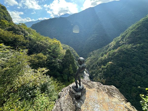 日本・徳島県「高知/徳島旅行」の写真：9/27徳島祖谷観光
小便小僧、かずら橋...