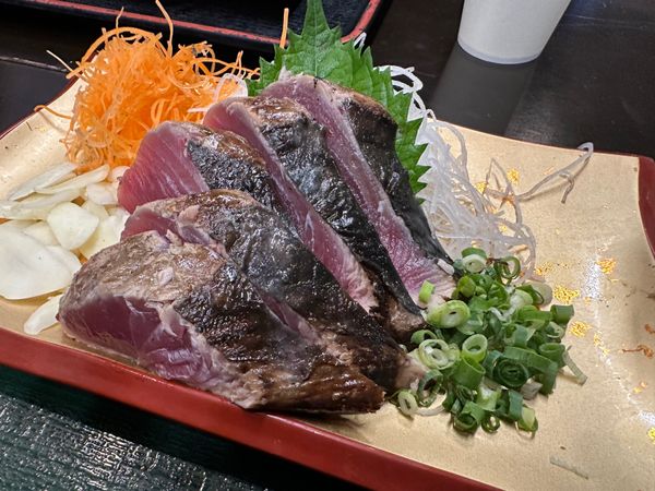 日本・徳島県「高知/徳島旅行」の写真：高知グルメ
鰹のタタキ、田舎寿司、天ぷら...