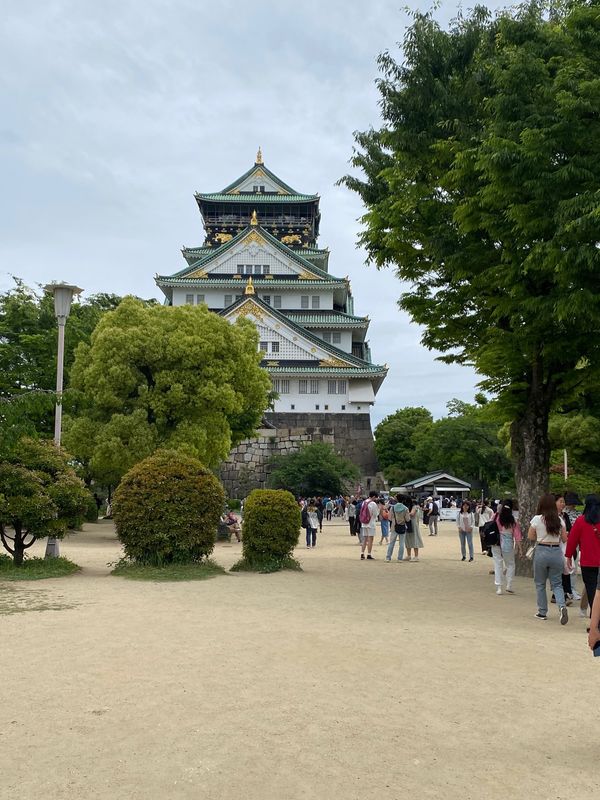 日本・アドベンチャーワールド「大阪&和歌山旅行」の写真：大阪城、通天閣を散歩。