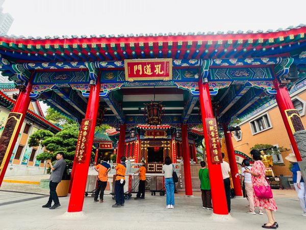 香港・香港「香港」の写真：黄大仙