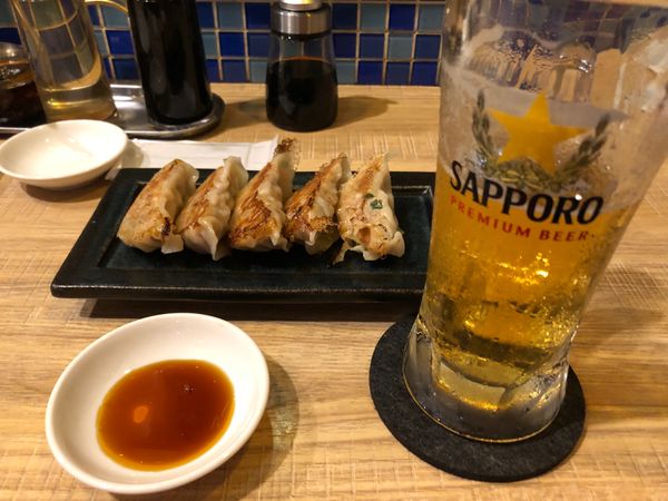 香港・香港「2024.01SGN」の写真：餃子にビールに黒霧島
そしてたこ焼き
こ...