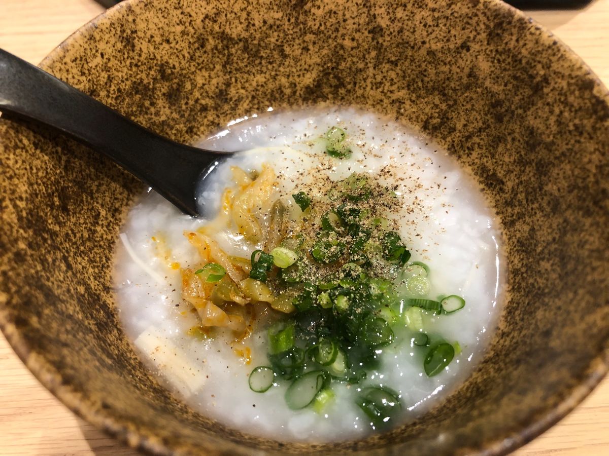 食べ物も豊富でした
朝ごはん…お粥も付けて