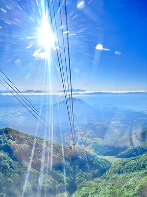 久々の温泉♨️猿見て山登って毎日歩いてた！