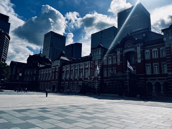 日本・東京都「東京駅見物」の写真