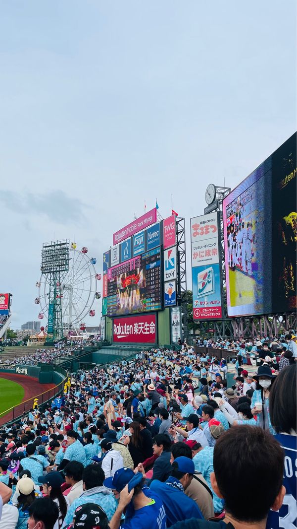 日本・宮城県「楽天パーク野球観戦」の写真