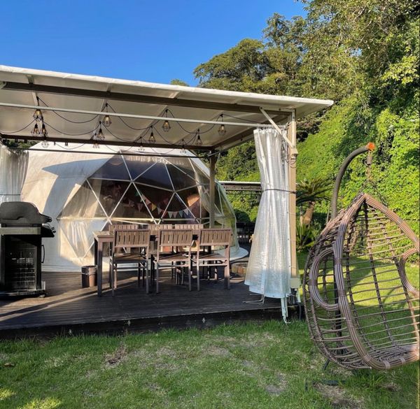 日本・伊豆「コロナ禍友旅2021 静岡」の写真：伊豆シャボテンヴィレッジのグランピングへ...