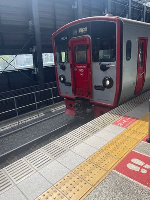 鉄道を乗り継いで移動