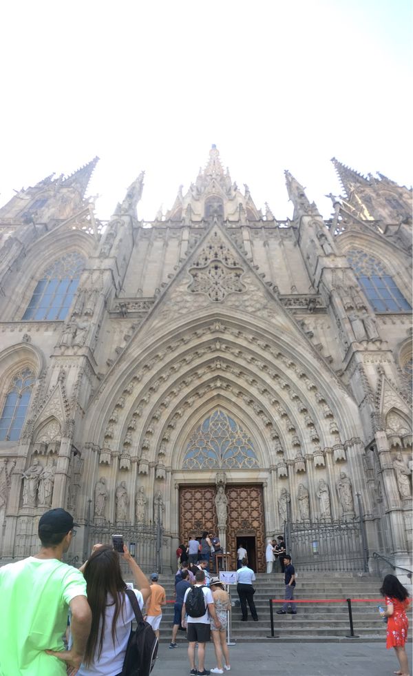 スペイン・Barcelona「友旅2019 スペイン」の写真：バルセロナ大聖堂