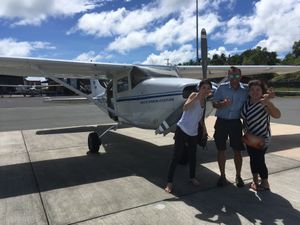 世界遺産のパラオの海
空から眺めるのいかがでしょ！？
パラオ発着便は深夜な...