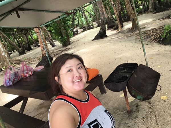 パラオ・コロール「パラオ在住記」の写真：バベルダオブ島にある
M&amp;A Beach...