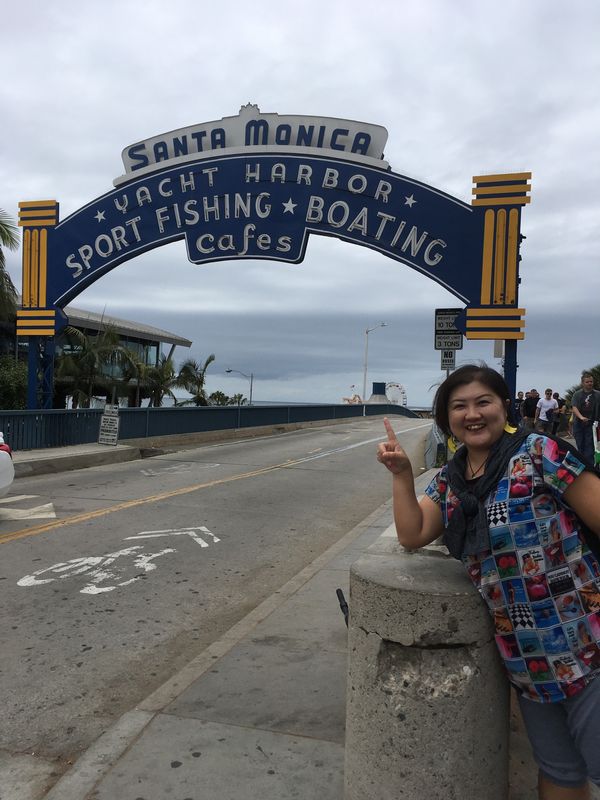 アメリカ(米国)「友達2018 アメリカ」の写真：Santa Monica中学の時に初めて来たアメリカ初め...