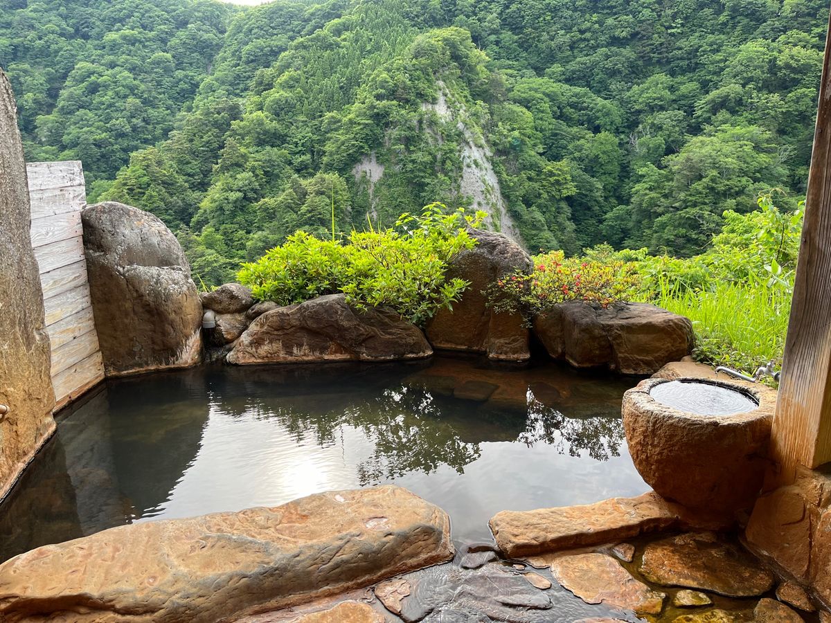 2泊目❤︎
渓谷の宿 二匹の鬼♨️
部屋の露天風呂よかった🥰