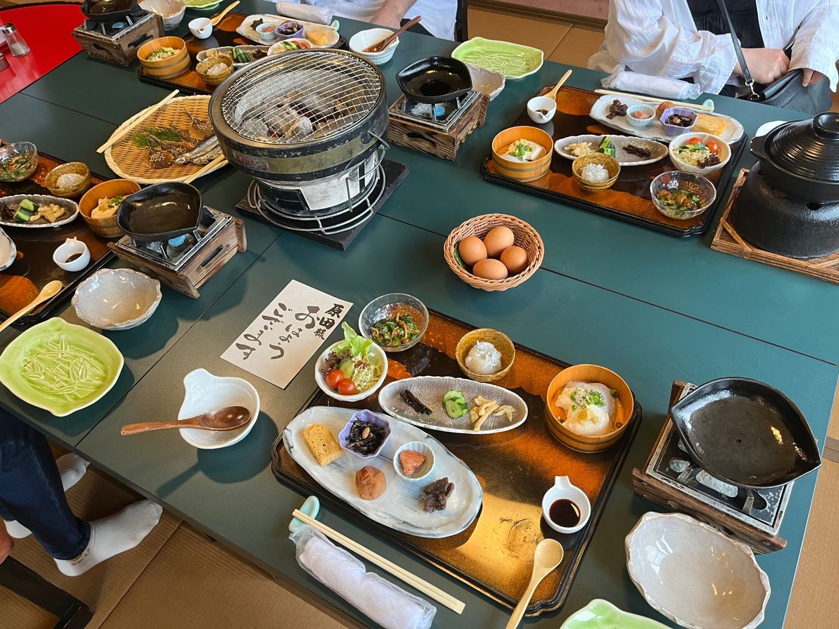 2泊目❤︎
渓谷の宿 二匹の鬼♨️
部屋の露天風呂よかった🥰