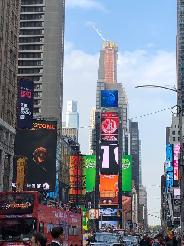 アメリカ(米国)・ニューヨーク「日本→ニューヨーク→スペイン→日本。1週間で地球一周してしまった旅」の写真：都会すぎる。そして海外行ったら必ずスーパ...