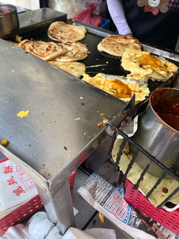 台湾・台北、野柳、淡水「台湾グルメ」の写真：葱油餅大好きです♫
からの鼎泰豊♫
昼か...