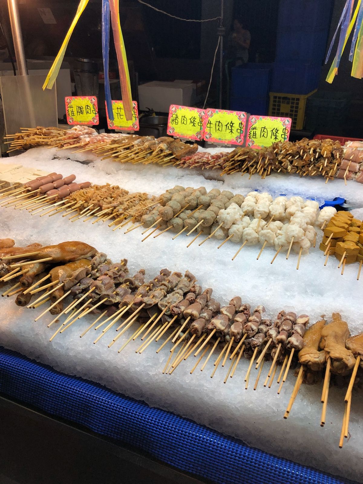 寧夏夜市にあった鶏肉飯…美味しい♫