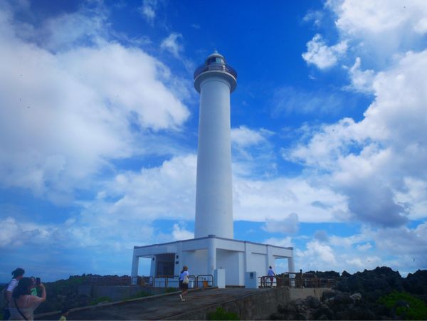日本「沖縄旅行」の写真：残波岬灯台