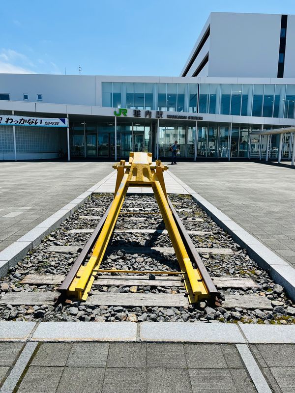 日本・北海道「北海道周遊旅行」の写真：昼の稚内駅