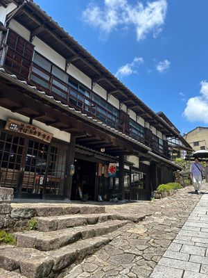 馬籠宿　暑い