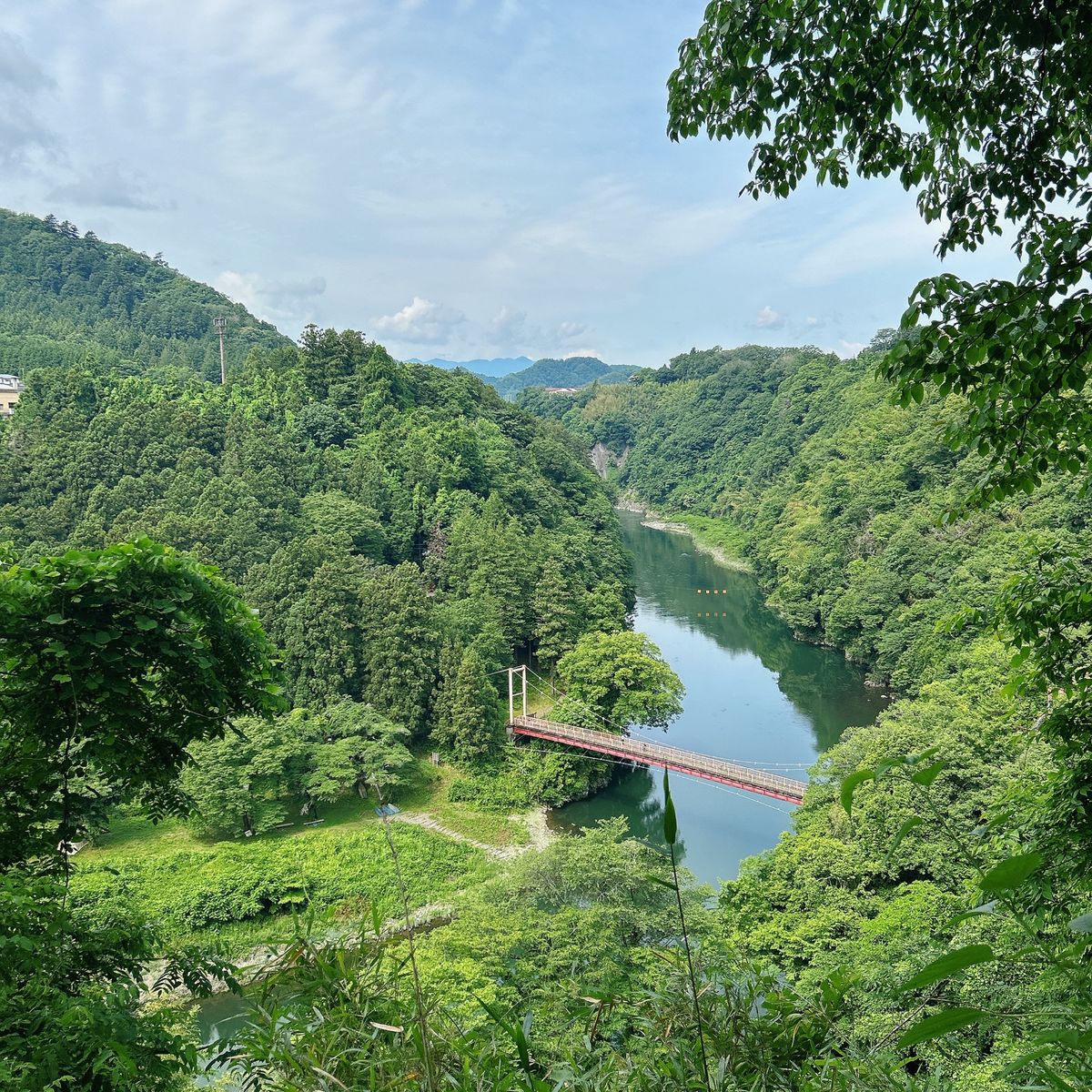1/4:全行程　12.8km
2/4:相模ダム
3/4弁天橋
4/4根っこの階段