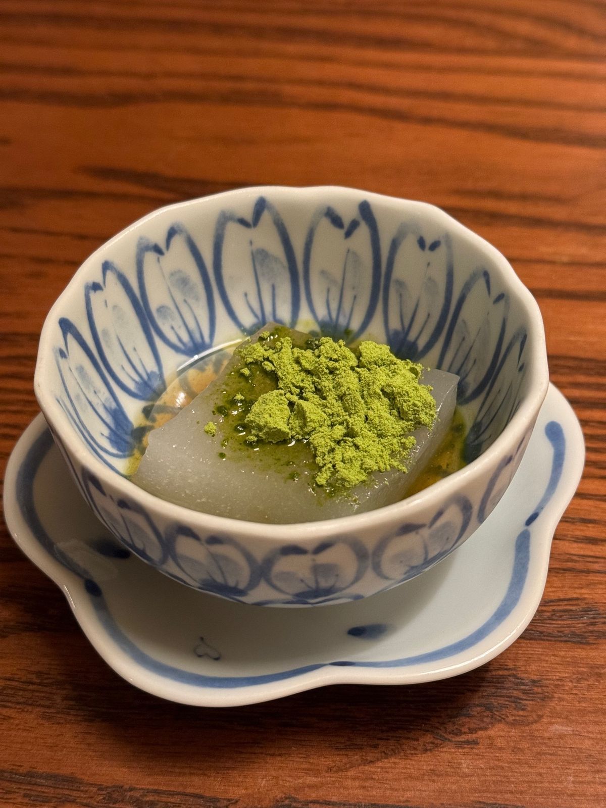 だご汁のだごが白玉⚪️
わらび餅
美味しかった☺️