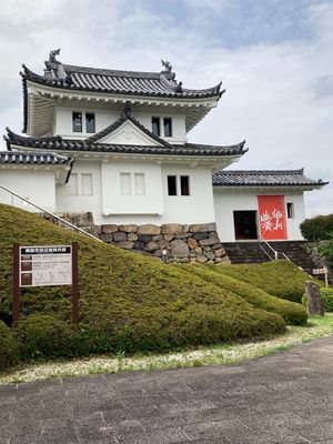 舞鶴公園　
田辺城跡（別名舞鶴城/ぶかくじょう）
細川幽斎が過ごした城🏯