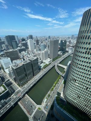 コンラッド大阪にチェックイン