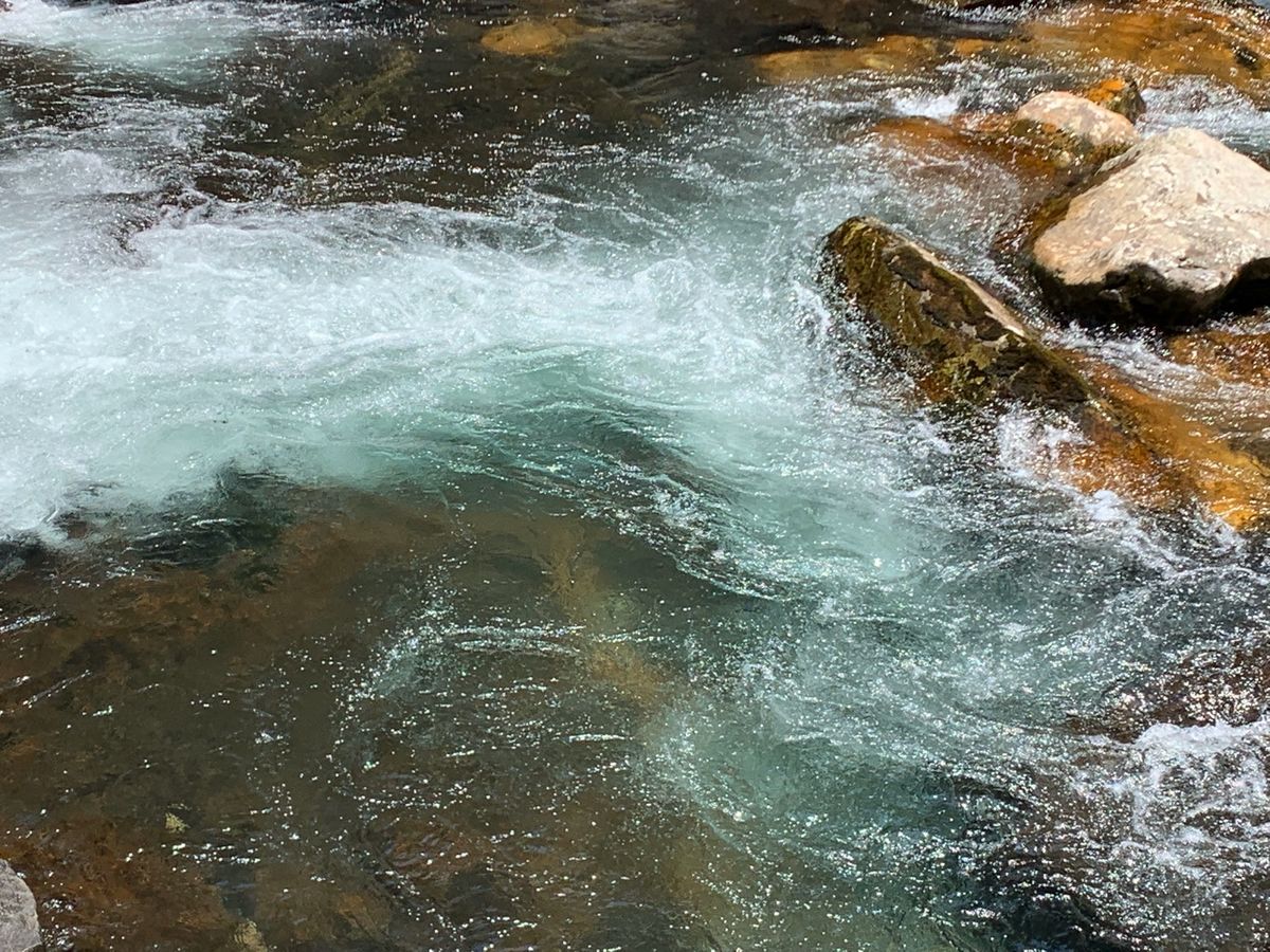 大川の滝！写真を撮っていると地元のおとうさんが来て「写真撮ってやるよ」と。...