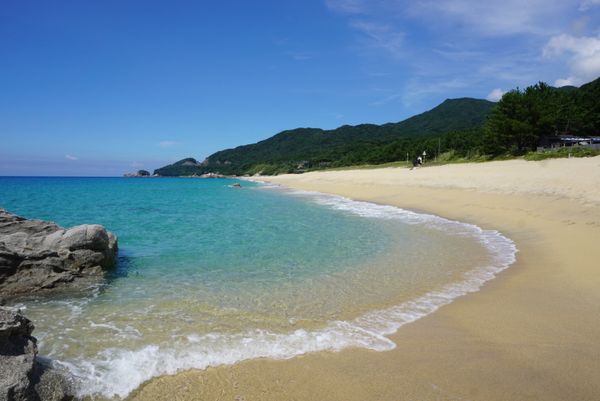 日本・縄文杉、白谷雲水峡、いなか浜「屋久島ひとり旅」の写真：永田いなか浜♡キレーイ！貸し切り状態〜‼︎