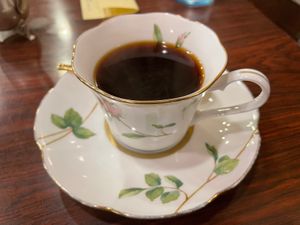 同じく小町通りの古い喫茶店でコーヒー。落ち着いた雰囲気で良かったです。