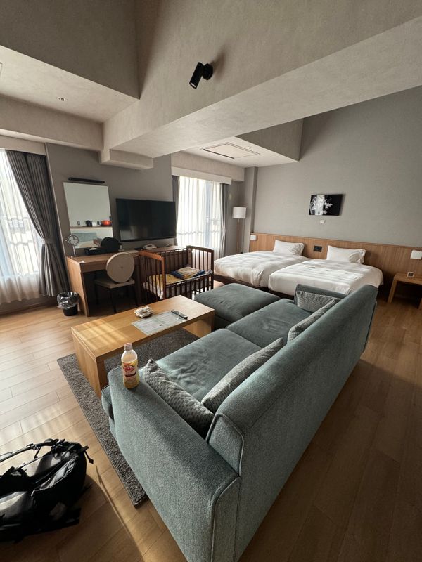 日本・北海道「旭川ー札幌 家族旅行」の写真:旭岳ホテル ベアモンテへ。
旭川の町に...