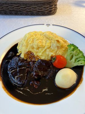 今日の昼食は日本食堂（鉄道博物館内）