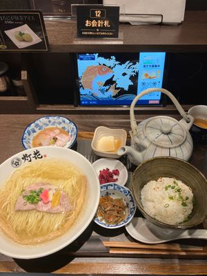 今日の夕食 鯛塩そば 灯花 KITTE丸ノ内店