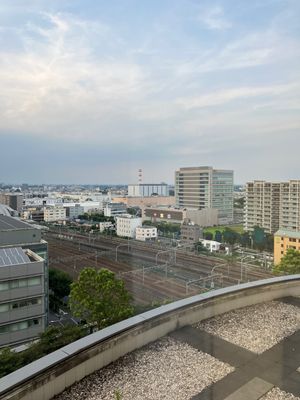 今日からお世話になるホテル　マークグランドホテル 眺め最高！これで 1泊6...