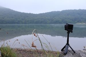 朝早すぎたのと天気もそれほど良く無かったので微妙は風景。本当はもっと青い風...