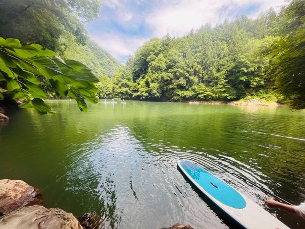 日本・東京都「SUPツアー@白丸湖」の写真