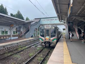 台風7号が関東直撃。午後には列車が止まる可能性があるというので、最終日の予...