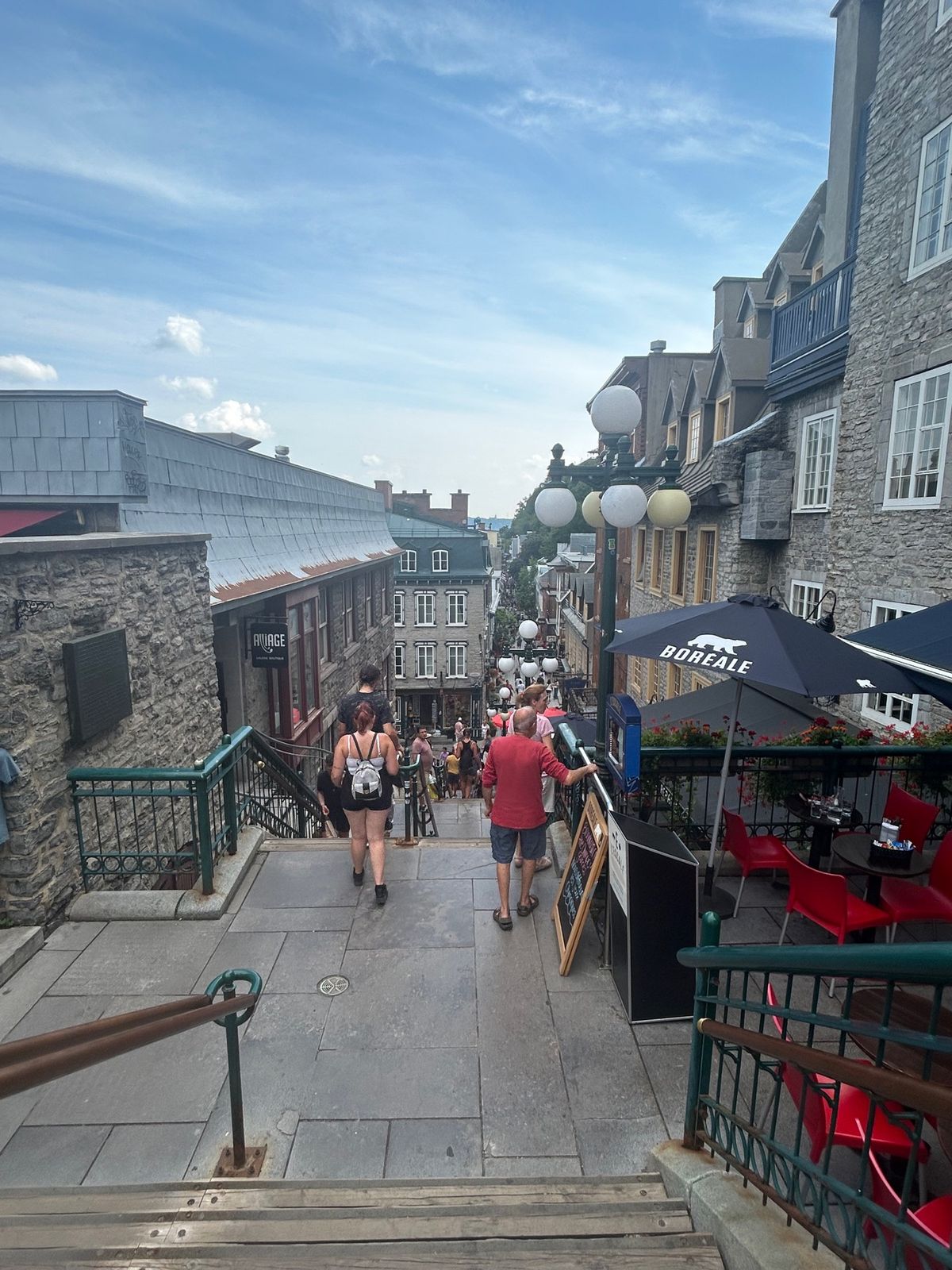 久しぶりのケベックシティ。