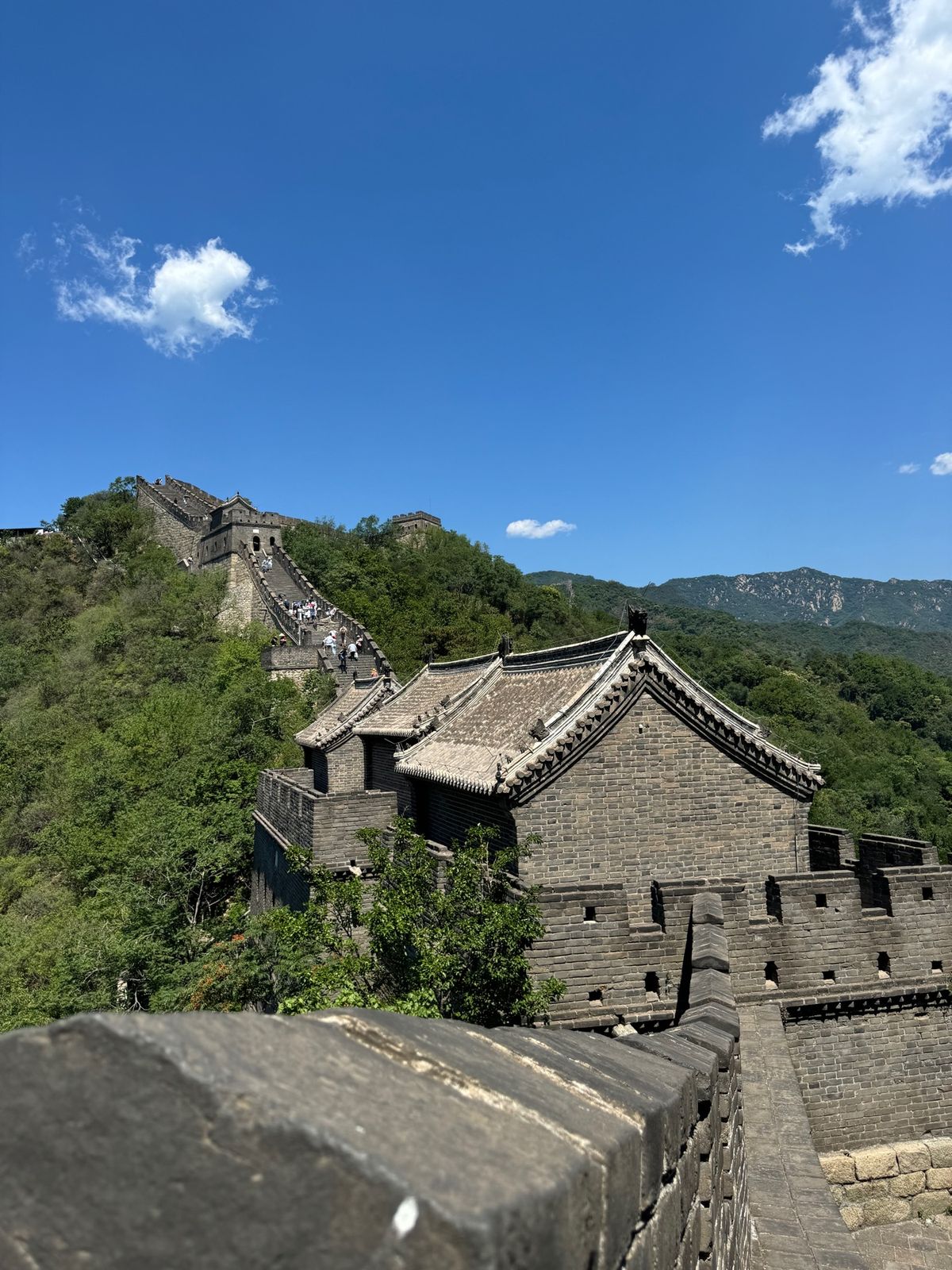 出張期間中に休みを取らないといけない日程だったので、万里の長城へ。青島ビー...