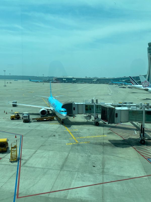 中国・天津「2024天津」の写真：成田ー仁川　KE706
仁川経由で少し韓...