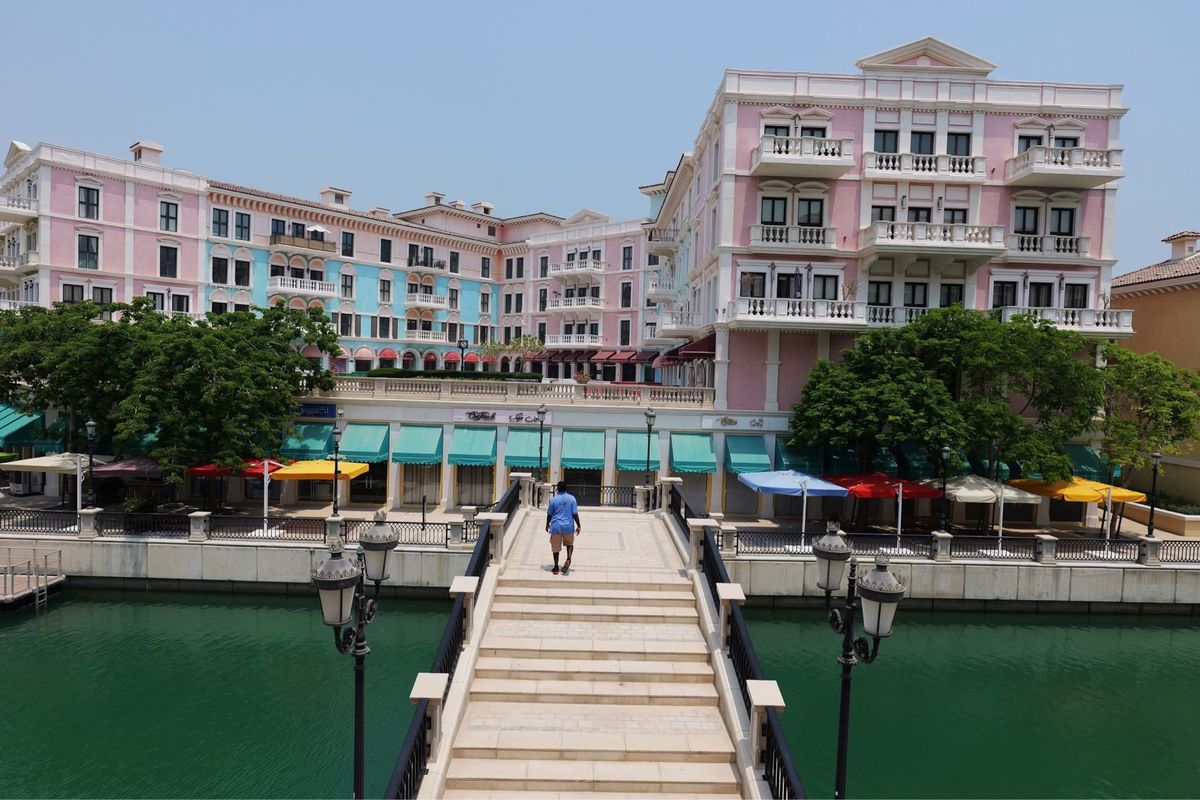 ドーハにはイタリアみたいな街並みが